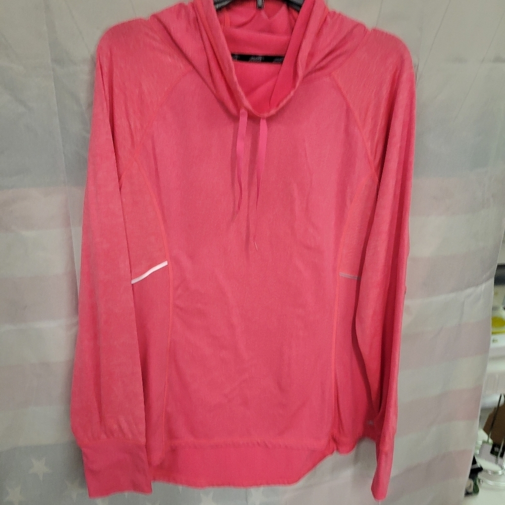 Avia XL Drawstring Neckline Orange Pink Sherbert